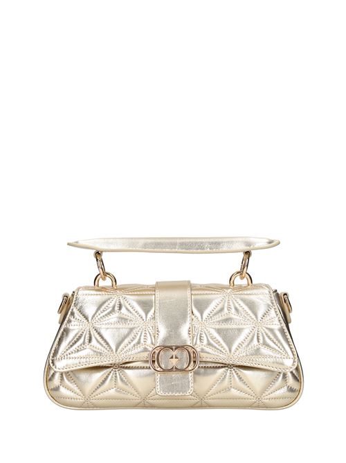 Leather bag LA CARRIE | SHINY HAND BAG LAMINATEDORO